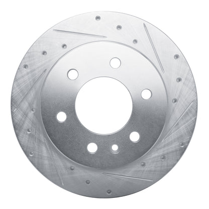 R1 Concepts R1 19-25 Freightliner SprintER 2500 Rear Right Drilled & Slotted Silver Brake Rotor