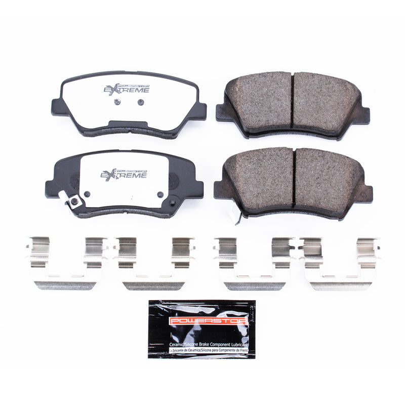 PowerStop Power Stop 11-16 Hyundai Elantra Front Z26 Extreme Street Brake Pads w/Hardware