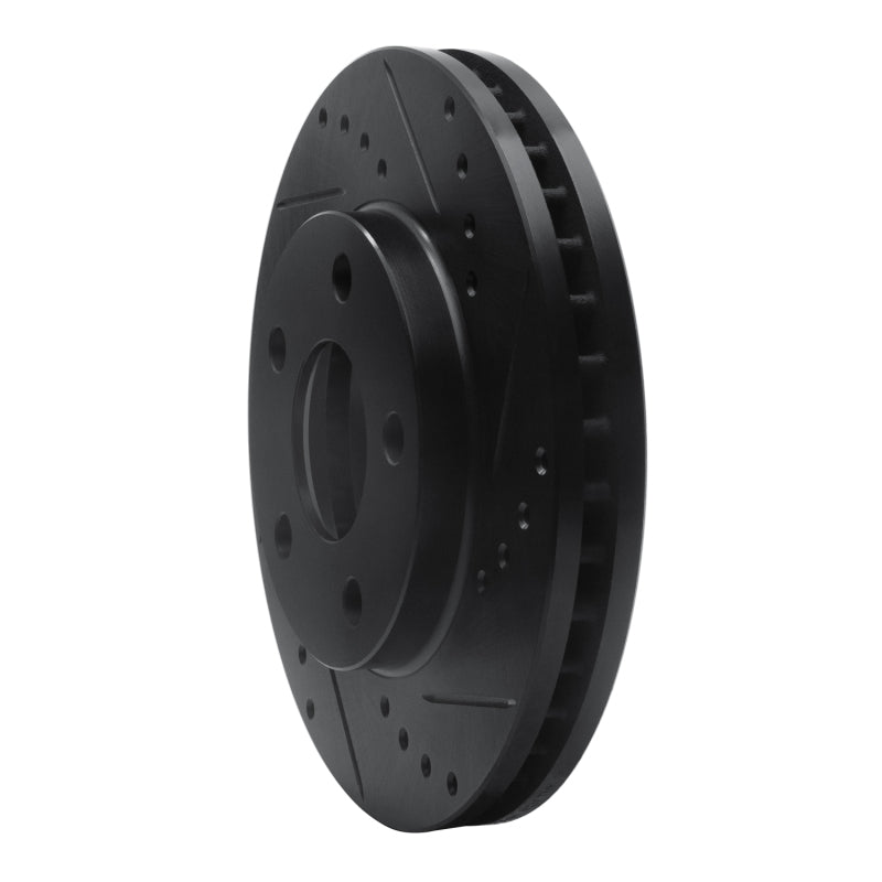 R1 Concepts R1 1990-1997 Buick LeSabre Front Right Drilled & Slotted Black Brake Rotor