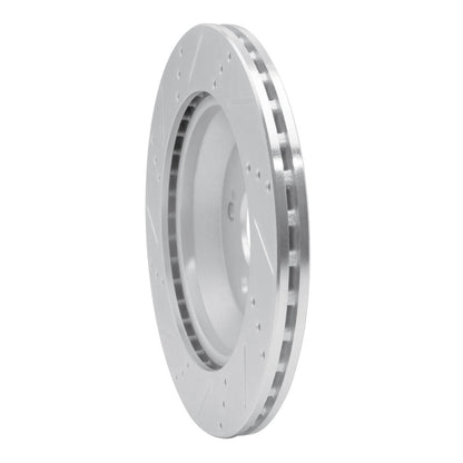 R1 Concepts R1 15-21 Mercedes-Benz S450 Rear Right Drilled & Slotted Silver Brake Rotor