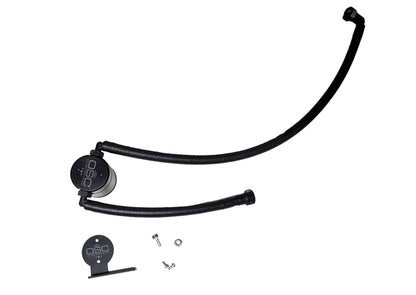 J&L 20-25 Chevrolet Corvette 6.2L LT2 Targa Top Passenger Side Oil Separator 3.0 - Black Anodize