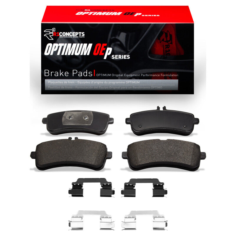 R1 Concepts R1 14-24 Mercedes-Benz C63 AMG S Rear Optimum OE Pads & Hardware Kit