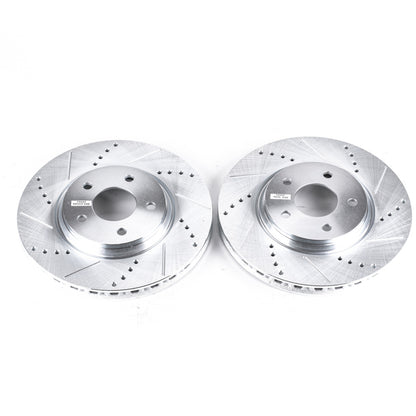 PowerStop Power Stop 05-08 Chevrolet Cobalt Front Evolution Drilled & Slotted Rotors - Pair