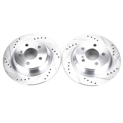 PowerStop Power Stop 07-08 Mercedes-Benz CL550 Rear Evolution Drilled & Slotted Rotors - Pair