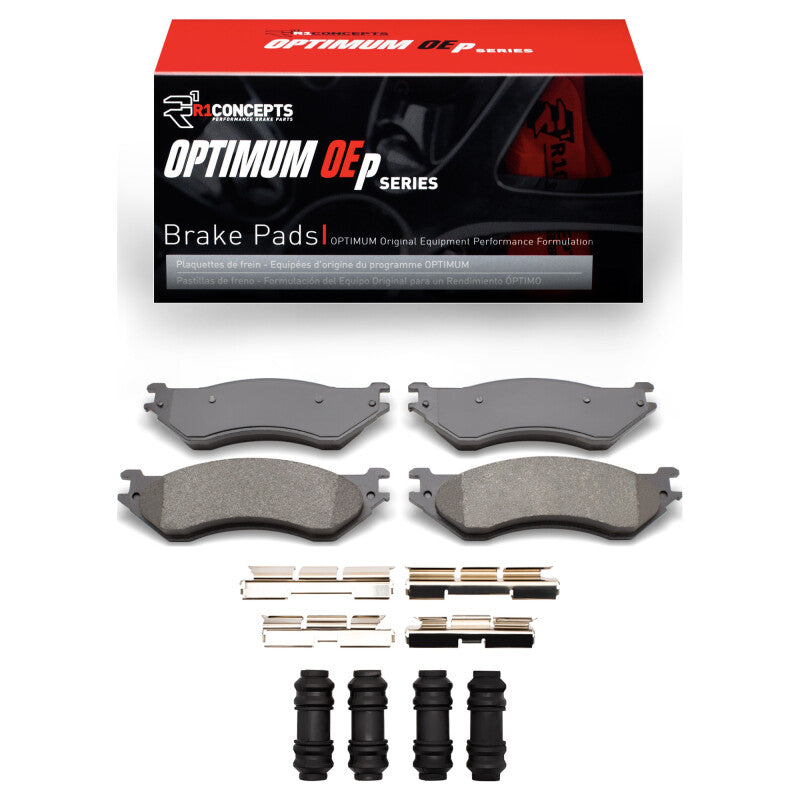 R1 Concepts R1 03-03 Dodge Ram 1500 Van Front Optimum OE Pads & Hardware Kit