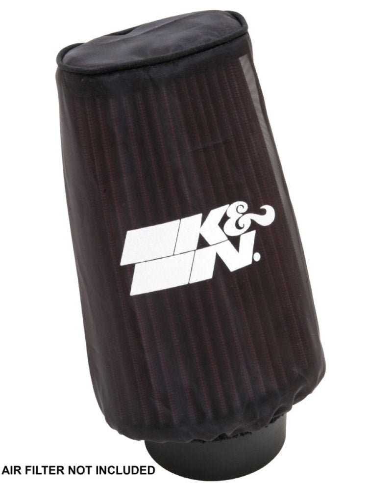 K&N Engineering K&N Filter Wrap Drycharger Oval Tapered Black - 3.25in Base I/S Width x 2.5in Top I/S Width x 7in H