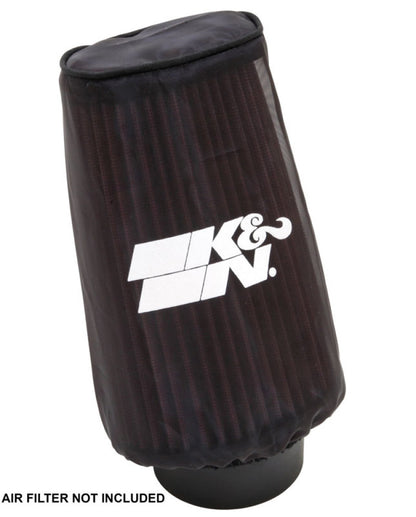 K&N Engineering K&N Filter Wrap Drycharger Oval Tapered Black - 3.25in Base I/S Width x 2.5in Top I/S Width x 7in H