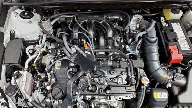 J&L 18-24 Toyota Camry 3.5L V6 Oil Separator 3.0 Passenger Side - Clear Anodized