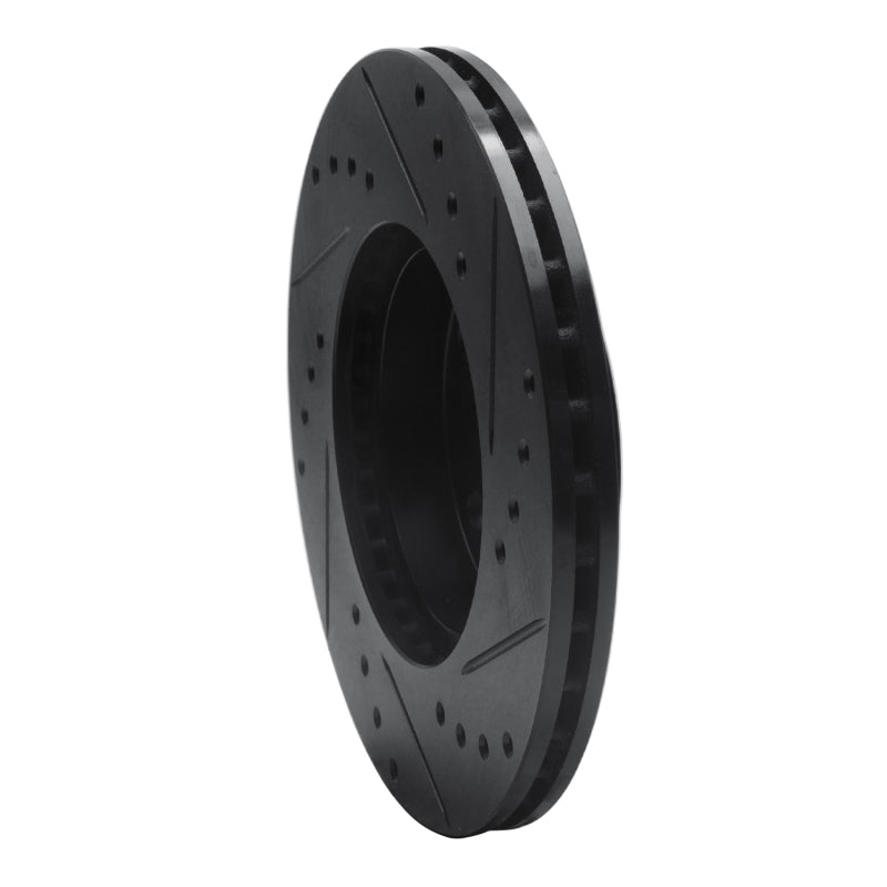 R1 Concepts R1 90-05 Buick Skylark Front Left Drilled & Slotted Black Brake Rotor