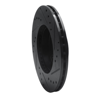 R1 Concepts R1 90-05 Buick Skylark Front Left Drilled & Slotted Black Brake Rotor