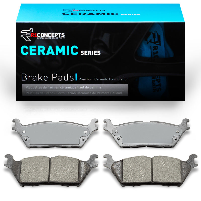 R1 Concepts R1 15-21 Ford F-150 RWD Rear R1 Ceramic Brake Pads
