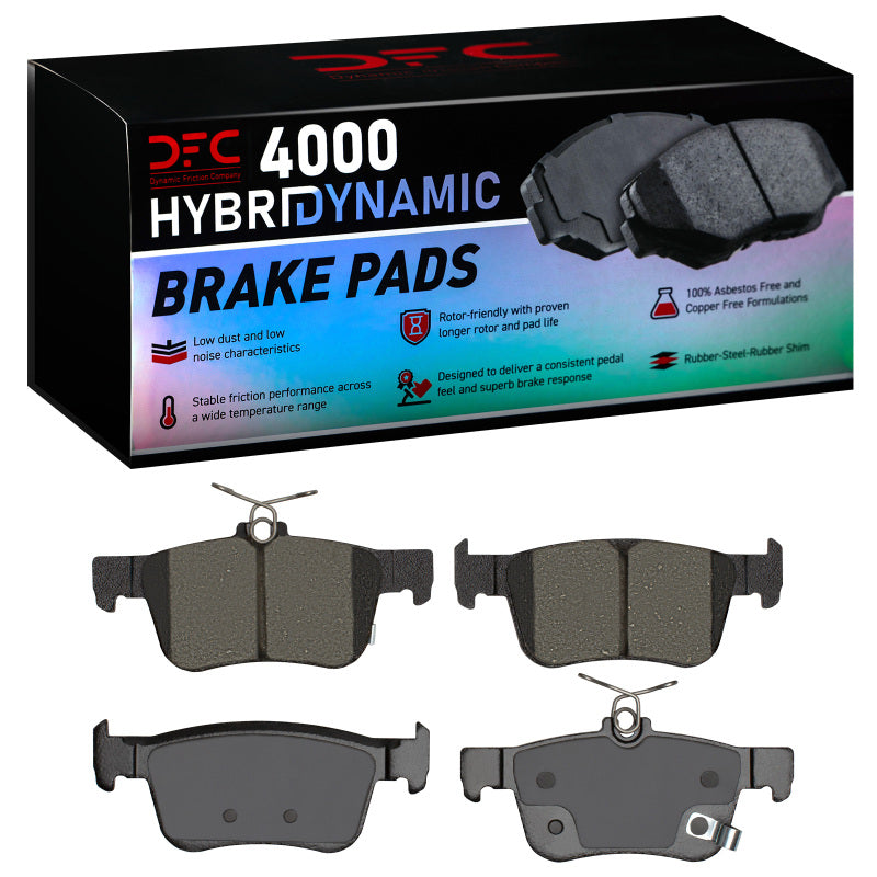 DFC 16-26 Honda Prelude Rear 4000 Hybridynamic Brake Pads