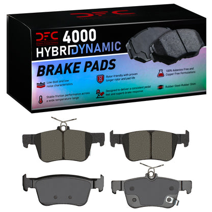 DFC 16-26 Honda Prelude Rear 4000 Hybridynamic Brake Pads