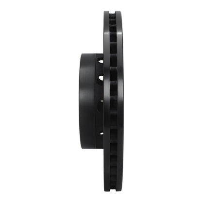R1 Concepts R1 90-97 Audi V8 Quattro Front Right Drilled & Slotted Black Brake Rotor