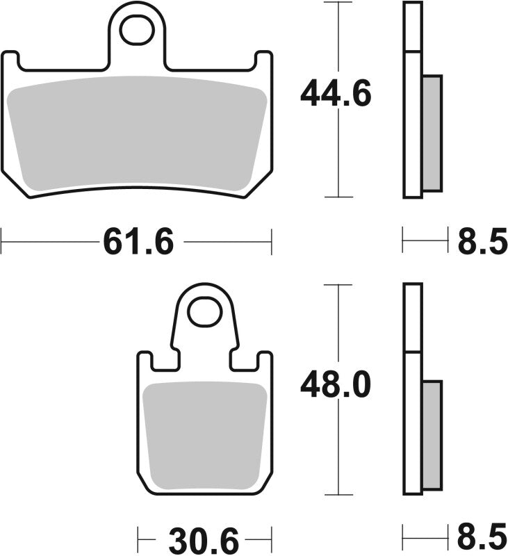 Brembo Powersports Brembo Sinter Xtra Brake Pad