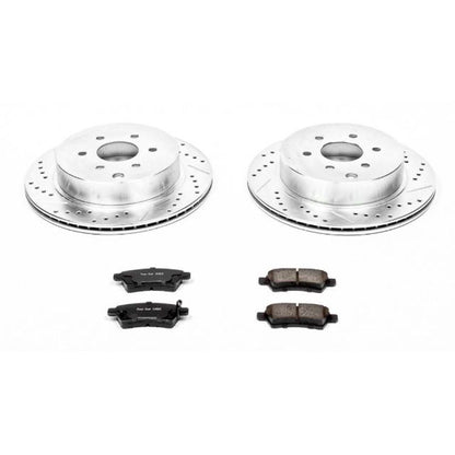 PowerStop Power Stop 05-12 Nissan Pathfinder Rear Z23 Evolution Sport Brake Kit
