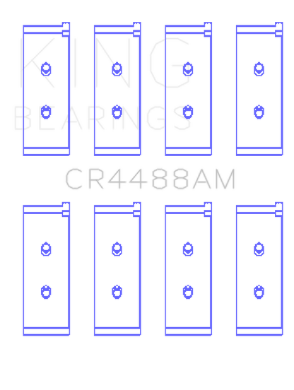 King Engine Bearings Fiat 132 OE Replacement BiMetal Connecting Rod Bearing Set