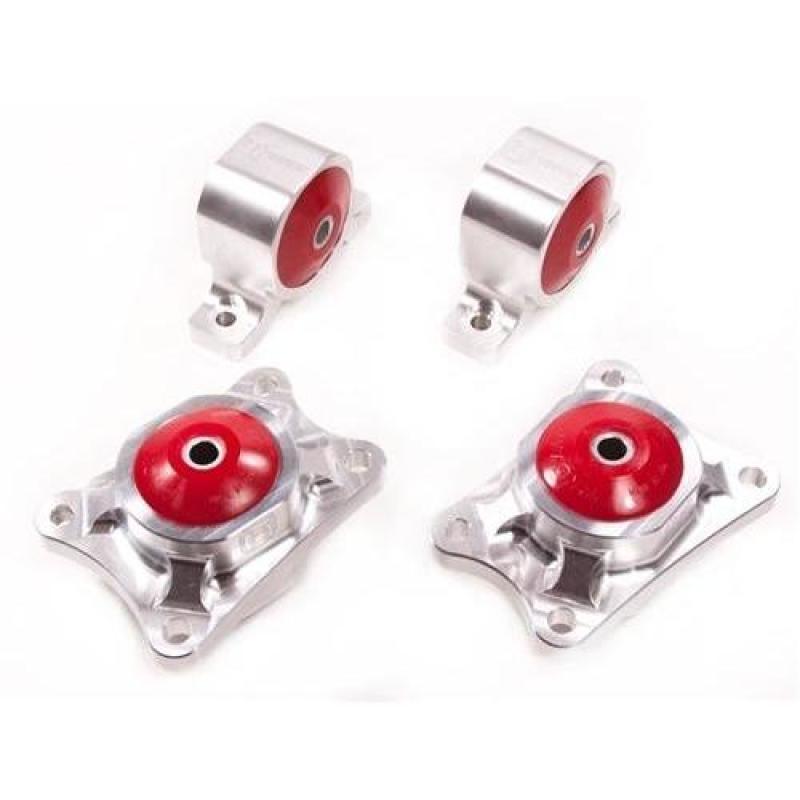 Innovative Mounts Innovative 00-09 Honda S2000 F-Series Black Aluminum Mounts 85A Bushings Billet Rear Diff Mounts