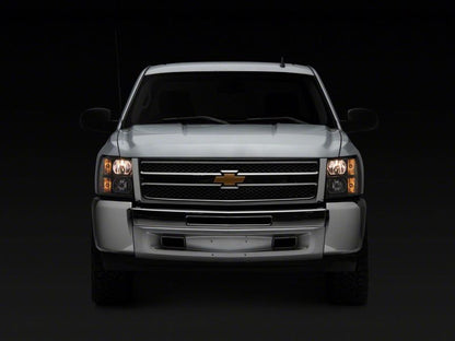 Raxiom 07-13 Chevrolet Silverado 1500 Euro Headlights- Black Housing (Clear Lens)