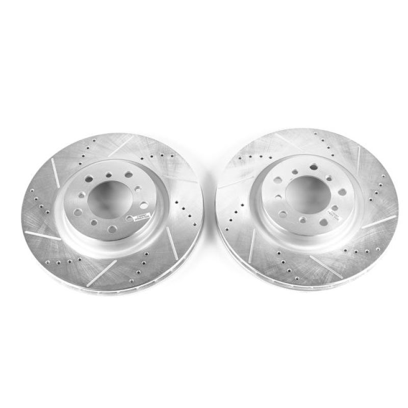 PowerStop Power Stop 01-06 BMW M3 Front Evolution Drilled & Slotted Rotors - Pair