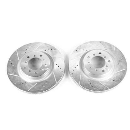 PowerStop Power Stop 01-06 BMW M3 Front Evolution Drilled & Slotted Rotors - Pair