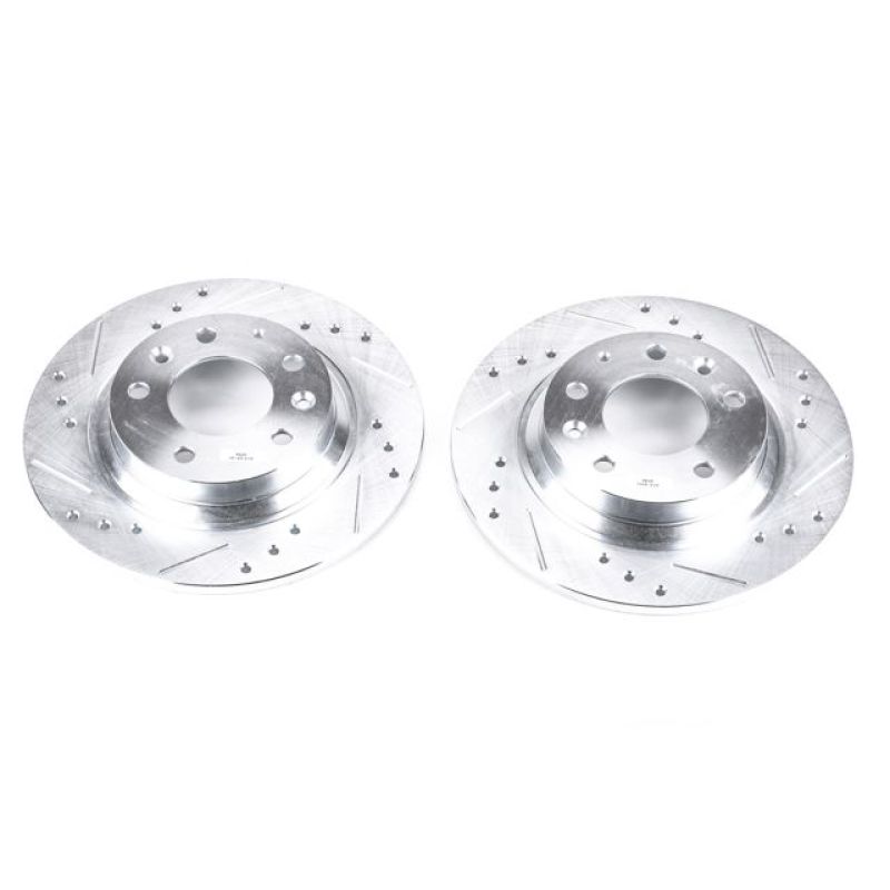PowerStop Power Stop 06-12 Ford Fusion Rear Evolution Drilled & Slotted Rotors - Pair