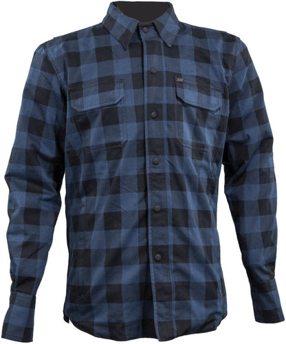 Speed and Strength True Grit Armored Motoshirt Navy/Black - Small