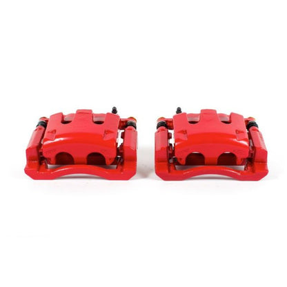PowerStop Power Stop 05-12 Ford F-350 Super Duty Rear Red Calipers w/Brackets - Pair