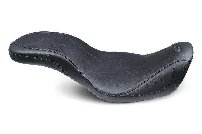 Mustang Motorcycle Mustang 06-17 Harley Dyna Super Tripper 1PC Seat - Black