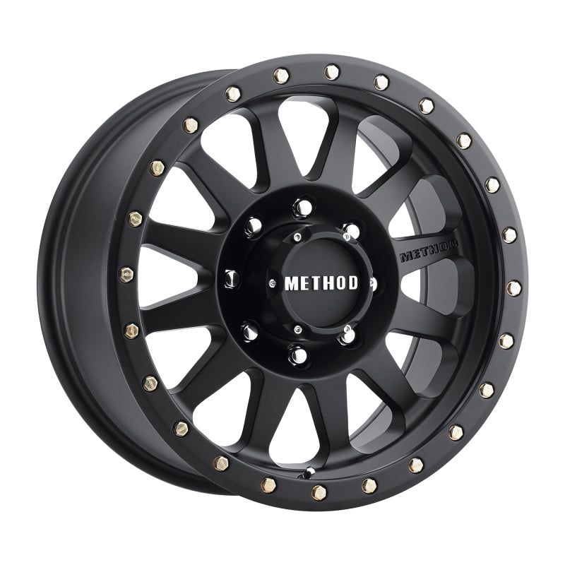 Method Wheels Method MR304 Double Standard 17x8.5 0mm Offset 8x6.5 130.81mm CB Matte Black Wheel