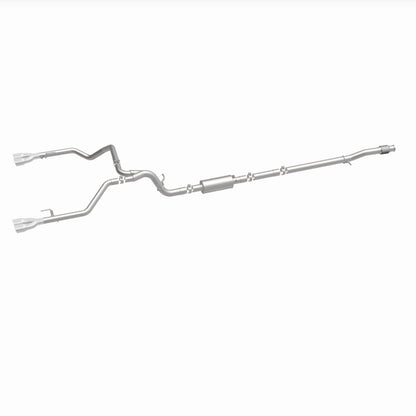 MagnaFlow 2019 Chevy Silverado 1500 V8 5.3L Street Series Quad Split Rear Exhaust w/ Polished Tips