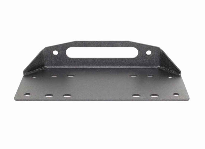 Fishbone Offroad 07-18 Jeep Wrangler JK Rubicon Unlimited Steel Front Bumper - Blk Txtrd Powdercoat