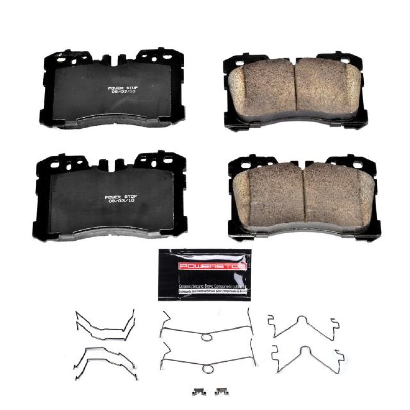 PowerStop Power Stop 07-17 Lexus LS460 Front Z23 Evolution Sport Brake Pads w/Hardware