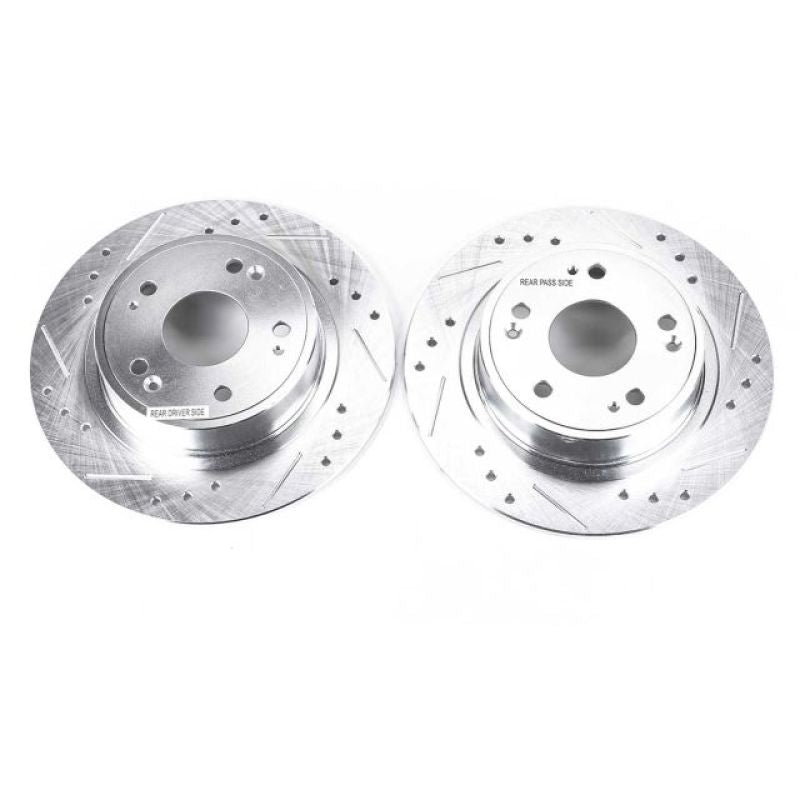 PowerStop Power Stop 16-19 Acura ILX Rear Evolution Drilled & Slotted Rotors - Pair
