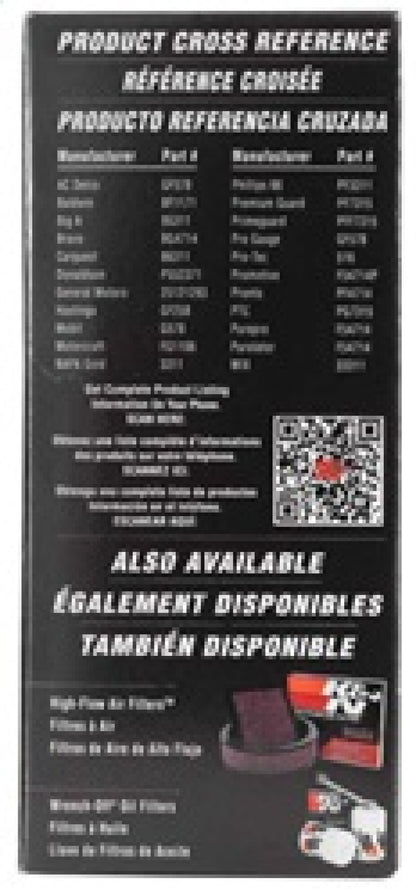 K&N Engineering K&N Cellulose Media Fuel Filter 3in OD x 5.625in L