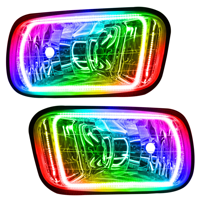 ORACLE Lighting Oracle 09-15 Ram 1500 Sport Surface Mount LED Fog Light Halo Kit - ColorSHIFT