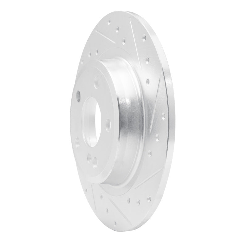 R1 Concepts R1 12-20 Mercedes-Benz SLK250 Rear Right Drilled & Slotted Silver Brake Rotor
