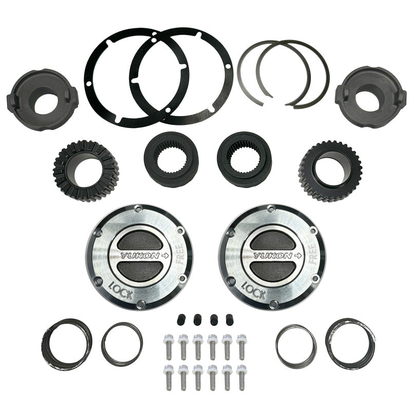 Yukon Gear & Axle Yukon Gear 05-22 Ford F250/F350/F450/F550 Superduty 35-Spline Hardcore Locking Hub Set