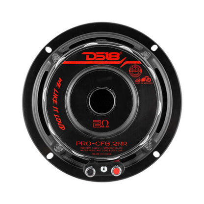 DS18 6.5in 250 Watts RMS 2 ohm Mid-Bass Loudspeaker Neodymium