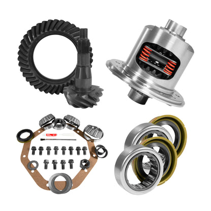 Yukon Gear & Axle Yukon Gear 9.25in CHY 3.91 Rear Ring & Pinion Install Kit 31 Spline Positraction 1.7in Axle Bearings