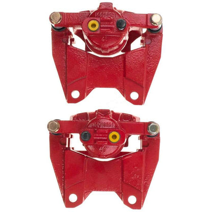 PowerStop Power Stop 07-18 Jeep Wrangler JK Rear Red Caliper Pair w/Bracket