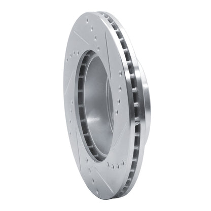 R1 Concepts R1 82-90 Volvo 760 Series Front Left Drilled & Slotted Silver Brake Rotor