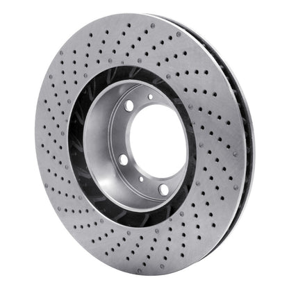 DFC 09-23 Porsche 911 Right Front Drilled Brake Rotor
