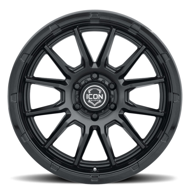 ICON Alloys Cajon 20x9 / 5x150 / 16mm / 5.625in BS Double Black Wheel