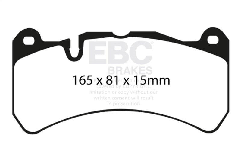 EBC Racing 2017+ Subaru WRX STI RP-1 Race Front Brake Pads