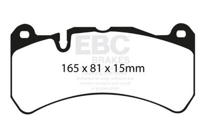 EBC Racing 2017+ Subaru WRX STI RP-1 Race Front Brake Pads