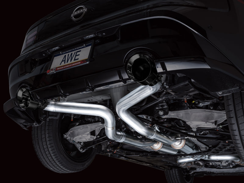 AWE Tuning 2023 Nissan Z RZ34 RWD Track Edition Cat-Back Exhaust System w/ Diamond Black Tips