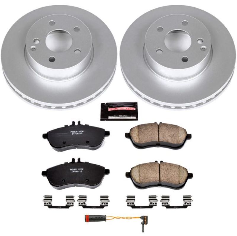 PowerStop Power Stop 12-15 Mercedes-Benz C250 Front Z23 Evolution Sport Coated Brake Kit