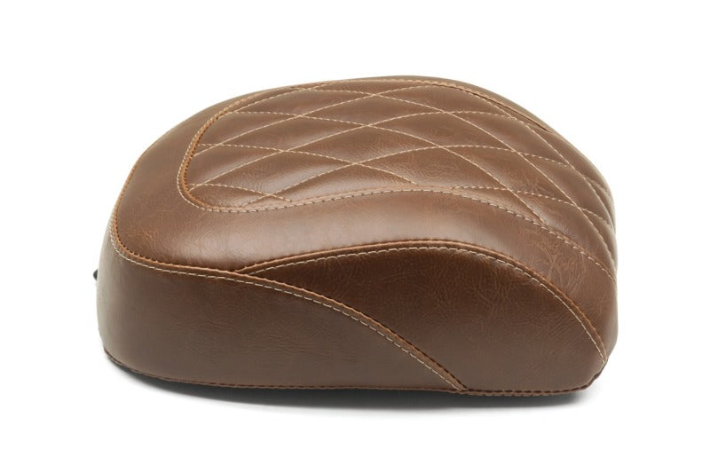Mustang Motorcycle Mustang 18-21 Harley Breakout Wide Tripper Passenger Seat Diamond Stitch - Brown
