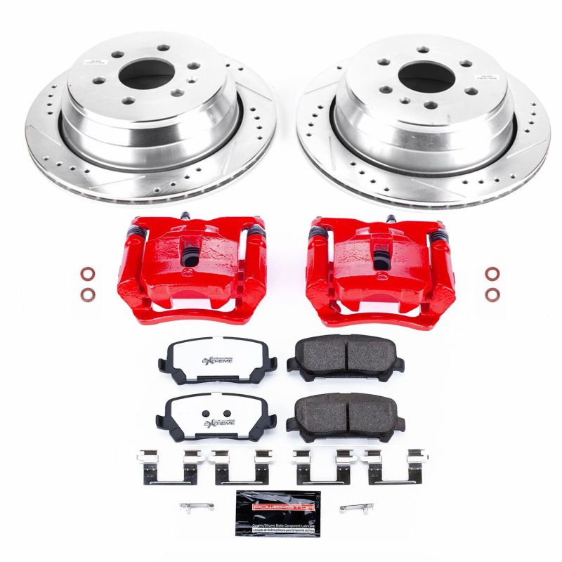 PowerStop Power Stop 15-19 Chevrolet Colorado Rear Z36 Truck & Tow Brake Kit w/Calipers